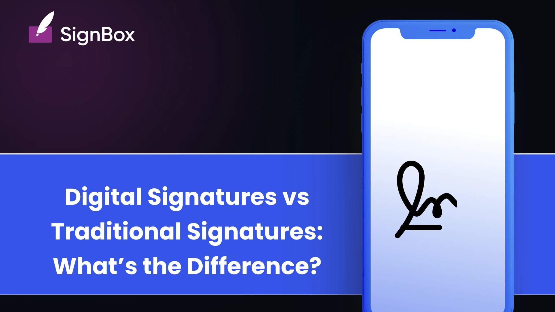 digital signatures vs traditional signatures